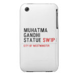 muhatma gandhi statue  iPhone 3G/3GS Cases iPhone 3 Covers