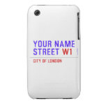 Your Name Street  iPhone 3G/3GS Cases iPhone 3 Covers