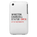 WINSTON CHURCHILL STATUE  iPhone 3G/3GS Cases iPhone 3 Covers