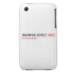 Warwick Street  iPhone 3G/3GS Cases iPhone 3 Covers