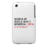 women of world war II memorial  iPhone 3G/3GS Cases iPhone 3 Covers