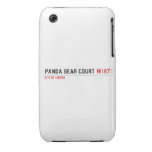 PANDA BEAR COURT  iPhone 3G/3GS Cases iPhone 3 Covers