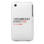 Threadneedle   street  iPhone 3G/3GS Cases iPhone 3 Covers