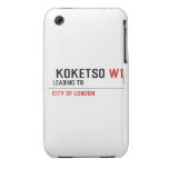  Koketso  iPhone 3G/3GS Cases iPhone 3 Covers