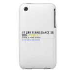 59 STR RENAISSIANCE SQ SIGN  iPhone 3G/3GS Cases iPhone 3 Covers