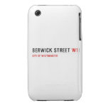 BERWICK STREET  iPhone 3G/3GS Cases iPhone 3 Covers