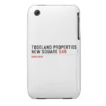Toseland Properties New Square  iPhone 3G/3GS Cases iPhone 3 Covers