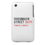 Rhosmaen Street  iPhone 3G/3GS Cases iPhone 3 Covers