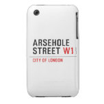 Arsehole Street  iPhone 3G/3GS Cases iPhone 3 Covers