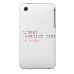 louise   iPhone 3G/3GS Cases iPhone 3 Covers