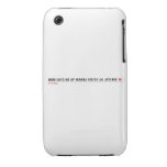 MOM SAYS NO DP WARNA RISTEY AA JAYENGE  iPhone 3G/3GS Cases iPhone 3 Covers