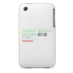 ISHMAEL MAKGAE MUSONA  iPhone 3G/3GS Cases iPhone 3 Covers