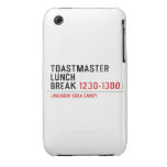 Toastmaster Lunch break  iPhone 3G/3GS Cases iPhone 3 Covers