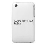 Happy birth day  Ragav  iPhone 3G/3GS Cases iPhone 3 Covers