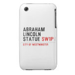 abraham lincoln statue  iPhone 3G/3GS Cases iPhone 3 Covers