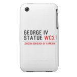george iv statue  iPhone 3G/3GS Cases iPhone 3 Covers
