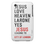 jesus love heaven larone yes   iPhone 3G/3GS Cases iPhone 3 Covers