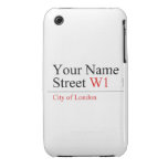 Your Name Street  iPhone 3G/3GS Cases iPhone 3 Covers