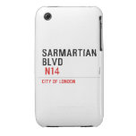 sarmartian blvd   iPhone 3G/3GS Cases iPhone 3 Covers