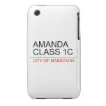 AMANDA class 1C  iPhone 3G/3GS Cases iPhone 3 Covers