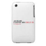 Jan Boland Stockport MDU  iPhone 3G/3GS Cases iPhone 3 Covers