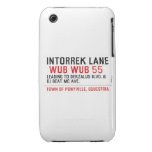 Intorrek Lane   iPhone 3G/3GS Cases iPhone 3 Covers