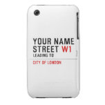 Your Name Street  iPhone 3G/3GS Cases iPhone 3 Covers