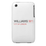 WILLIAMS  iPhone 3G/3GS Cases iPhone 3 Covers