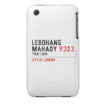 LEBOHANG MAHADY  iPhone 3G/3GS Cases iPhone 3 Covers