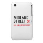 Midland Street  iPhone 3G/3GS Cases iPhone 3 Covers