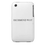 Richmond way   iPhone 3G/3GS Cases iPhone 3 Covers