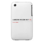 Lamborn Wilson Way  iPhone 3G/3GS Cases iPhone 3 Covers