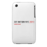 DEF:INITION NYE  iPhone 3G/3GS Cases iPhone 3 Covers