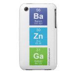 Ba
 Zn
 Ga  iPhone 3G/3GS Cases iPhone 3 Covers