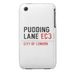 PUDDING LANE  iPhone 3G/3GS Cases iPhone 3 Covers
