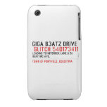 Giga B3atz Drive   iPhone 3G/3GS Cases iPhone 3 Covers