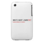 white hart lawn  iPhone 3G/3GS Cases iPhone 3 Covers