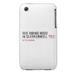 Red Riding Hood  in Clerkenwell  iPhone 3G/3GS Cases iPhone 3 Covers
