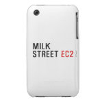MILK  STREET  iPhone 3G/3GS Cases iPhone 3 Covers