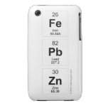 Fe
 Pb
 Zn  iPhone 3G/3GS Cases iPhone 3 Covers