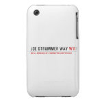 Joe Strummer Way  iPhone 3G/3GS Cases iPhone 3 Covers