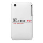 221B BAKER STREET  iPhone 3G/3GS Cases iPhone 3 Covers