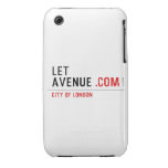 LET  AVENUE  iPhone 3G/3GS Cases iPhone 3 Covers