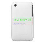 Matthew st  iPhone 3G/3GS Cases iPhone 3 Covers