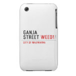 Ganja Street  iPhone 3G/3GS Cases iPhone 3 Covers
