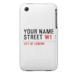 Your Name Street  iPhone 3G/3GS Cases iPhone 3 Covers