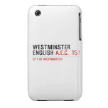 Westminster English  iPhone 3G/3GS Cases iPhone 3 Covers