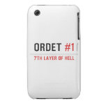 ORDET  iPhone 3G/3GS Cases iPhone 3 Covers