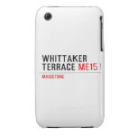whittaker  terrace  iPhone 3G/3GS Cases iPhone 3 Covers