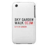 sky garden walk  iPhone 3G/3GS Cases iPhone 3 Covers